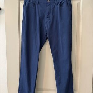 Vineyard Vines On The Go OTG Size 34 x 30 Blue Men's Straight Leg Pants